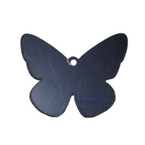 [공예재료] 나비  나전칠기 자개공예 키링만들기 DIY재료  검정 아크릴 부자재