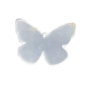 [공예 부자재] 투명아크릴 나비 - 나전칠기 자개공예 키링만들기 diy 재료